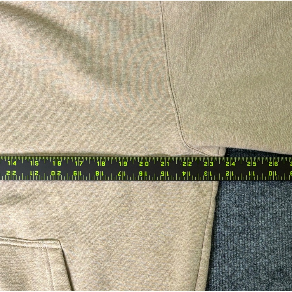LL Bean Men's Beige‎ Fleece Lined Zip Up Jacket Comfort Warm Size LG - Picture 8 of 8